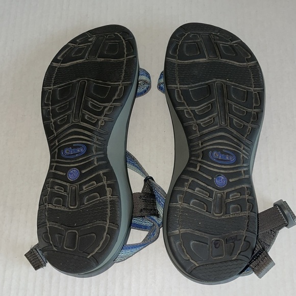 Chaco Blue And Gray Sandals - Picture 9 of 9